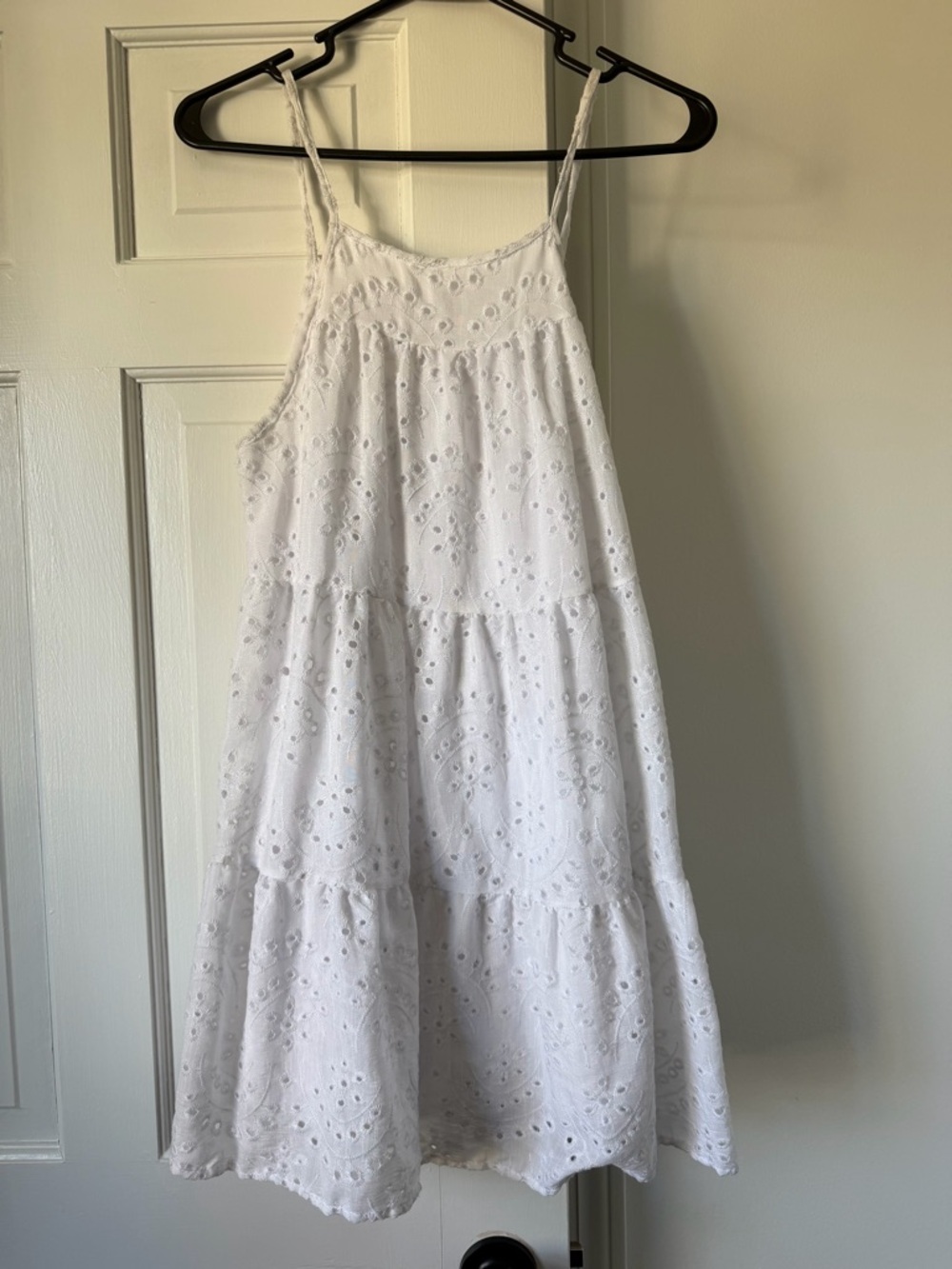 Altar'd State White Eyelet Mini Dress